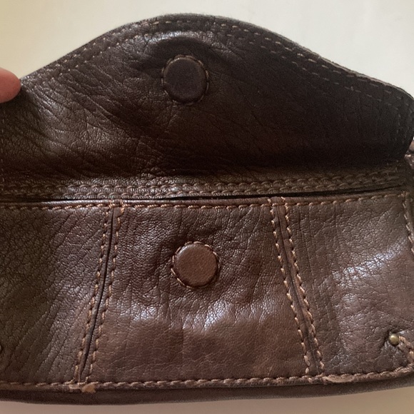 Lucky Brand Brown vintage leather purse bag and wallet - Picture 10 of 13